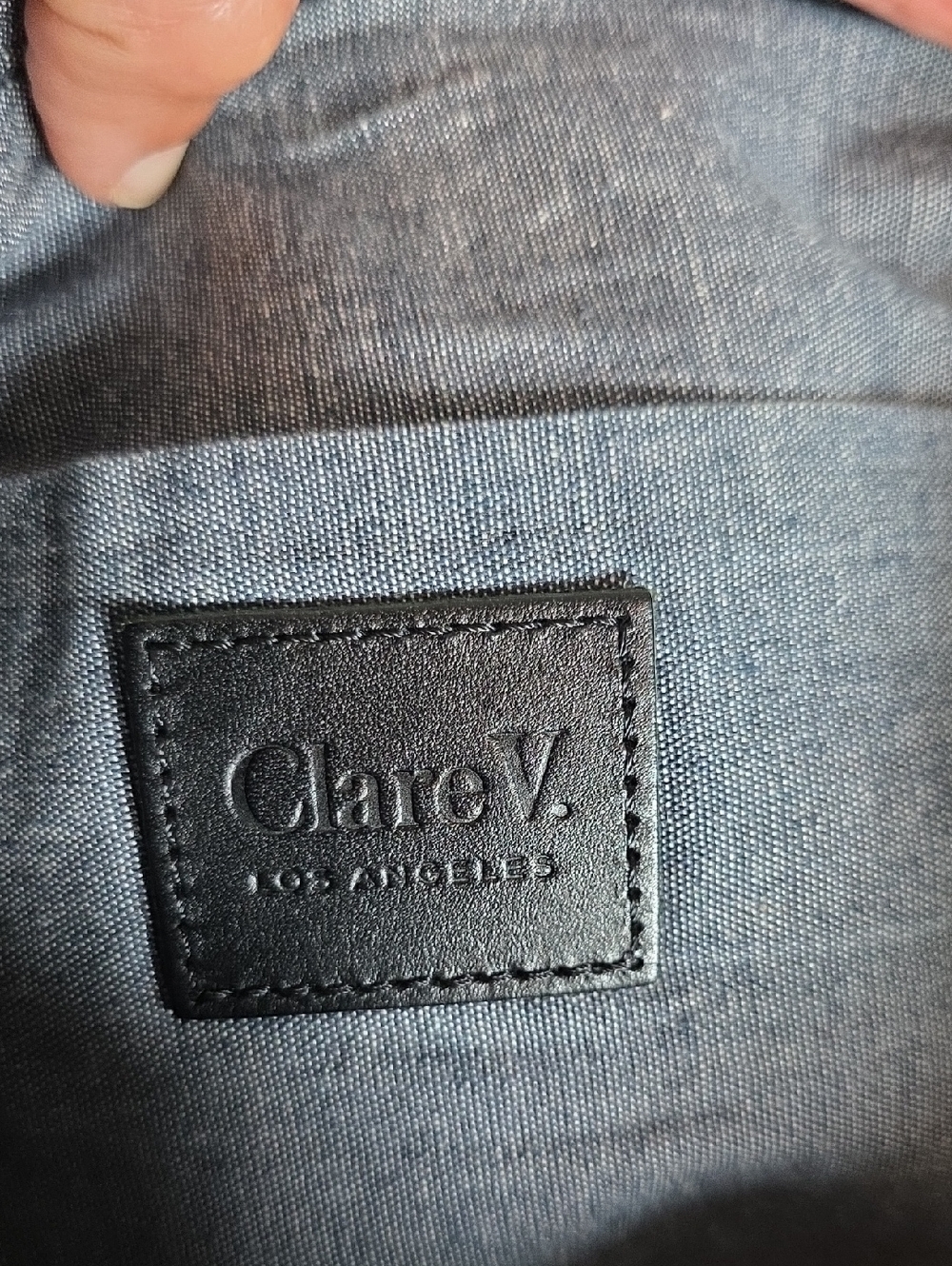 Clare V Moyen Messenger Bag In Woven Oxblood - Picture 12 of 16